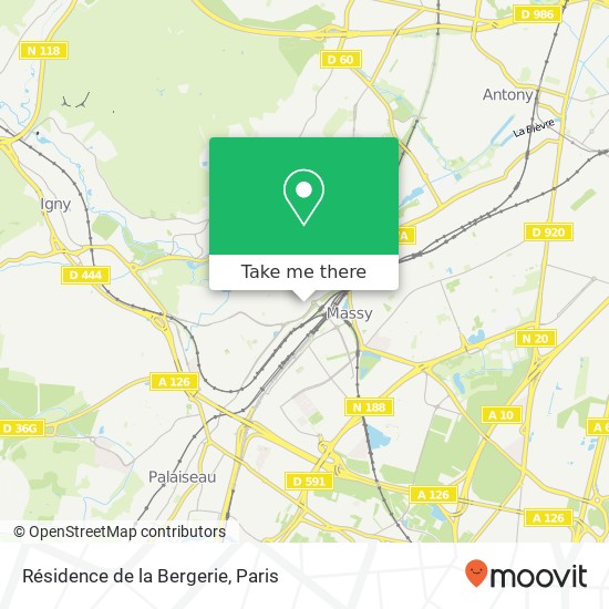 Résidence de la Bergerie map