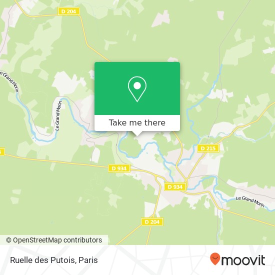 Ruelle des Putois map