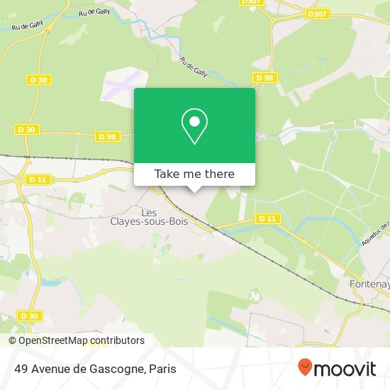 49 Avenue de Gascogne map