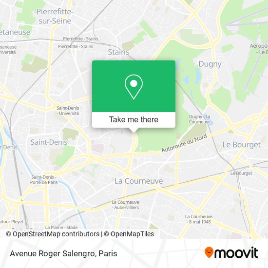 Avenue Roger Salengro map