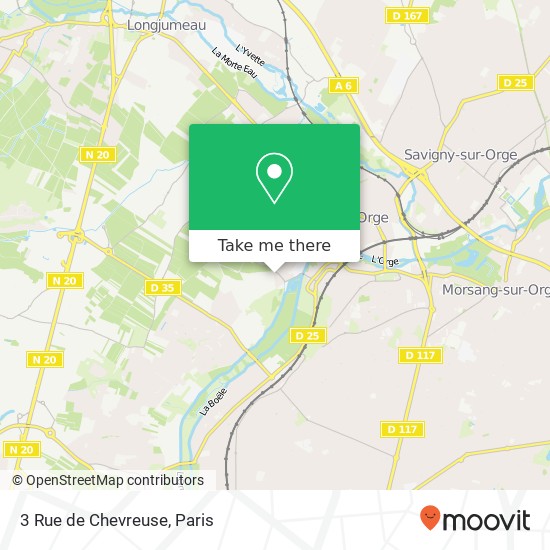 3 Rue de Chevreuse map