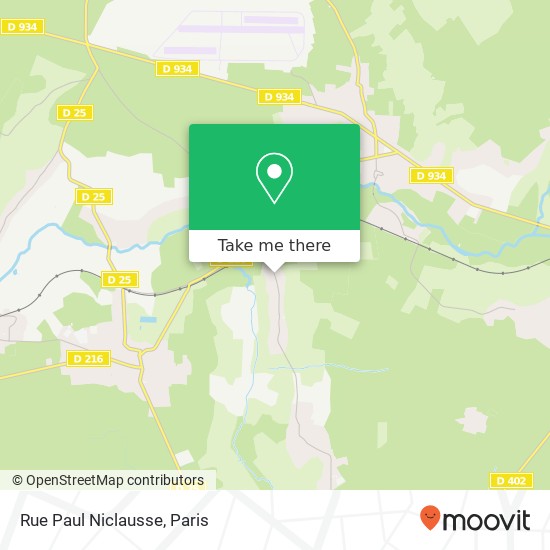 Mapa Rue Paul Niclausse