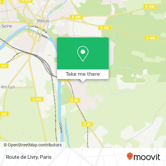 Route de Livry map
