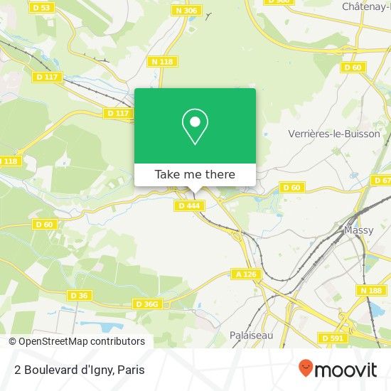 2 Boulevard d'Igny map