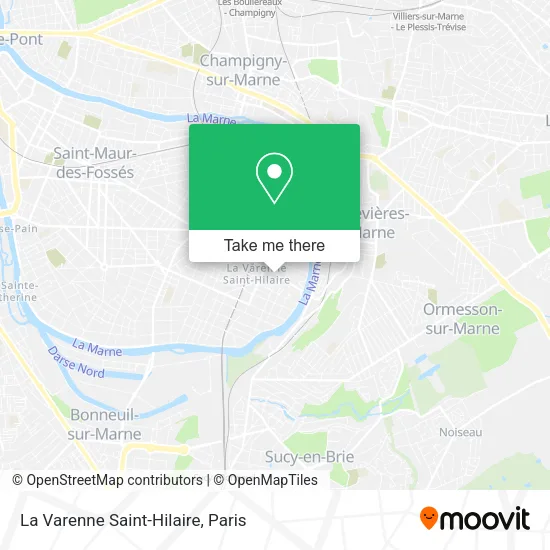La Varenne Saint-Hilaire map