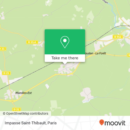 Impasse Saint-Thibault map