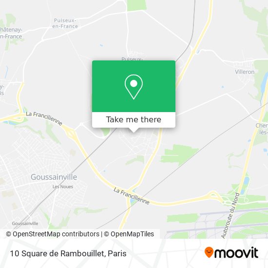 Mapa 10 Square de Rambouillet