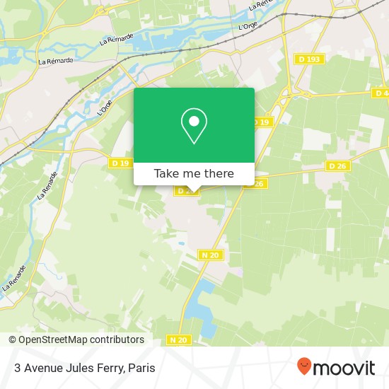 3 Avenue Jules Ferry map