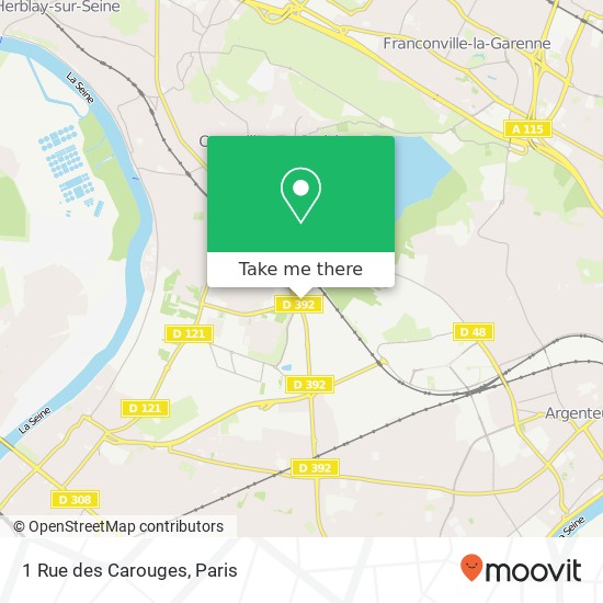 1 Rue des Carouges map