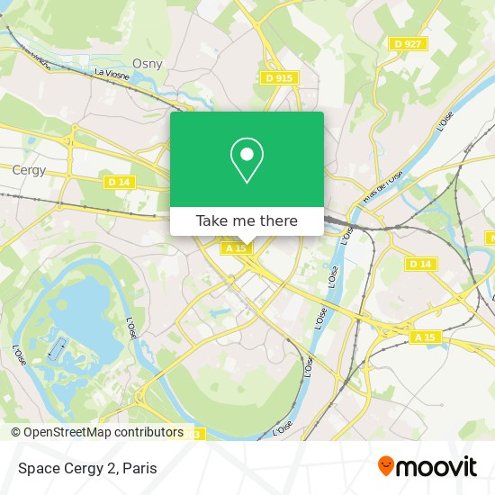 Mapa Space Cergy 2