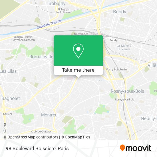 98 Boulevard Boissière map