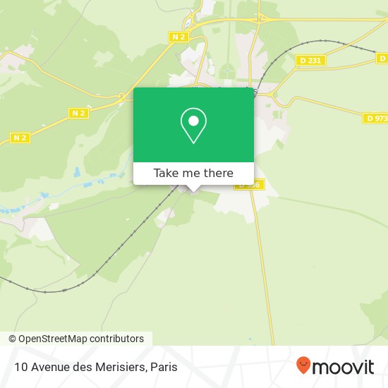 10 Avenue des Merisiers map