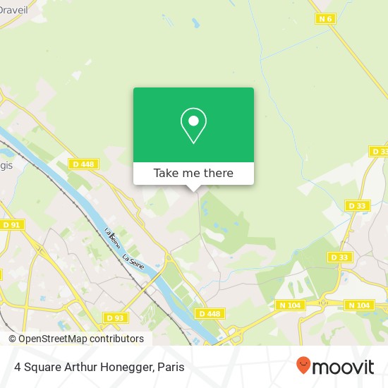 4 Square Arthur Honegger map