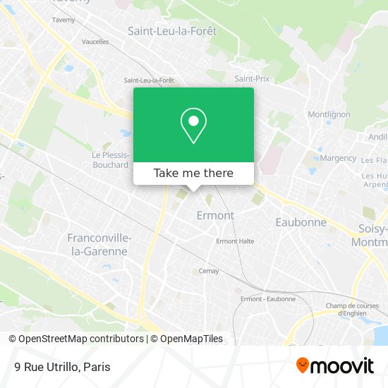 Mapa 9 Rue Utrillo