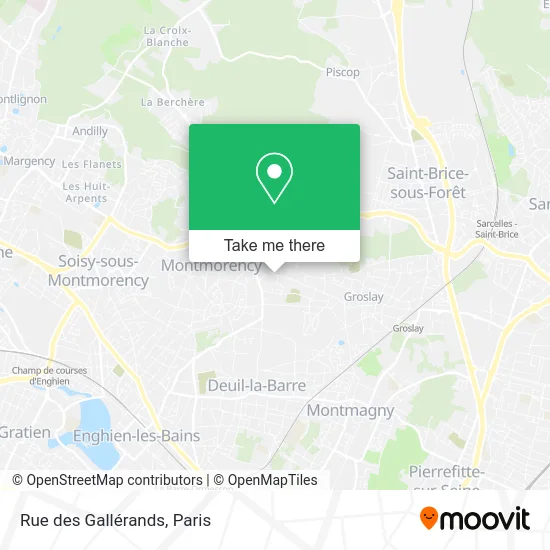 Rue des Gallérands map