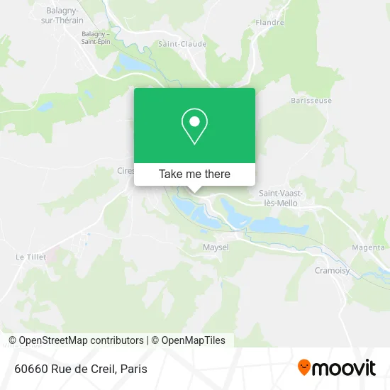 60660 Rue de Creil map