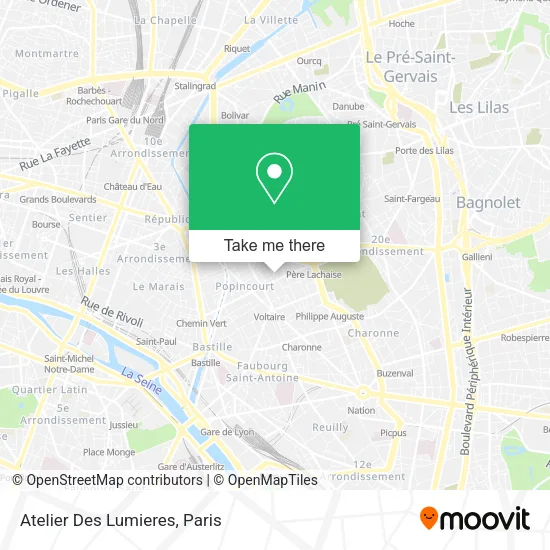 Mapa Atelier Des Lumieres