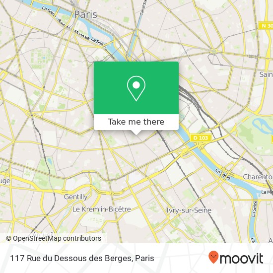 117 Rue du Dessous des Berges map