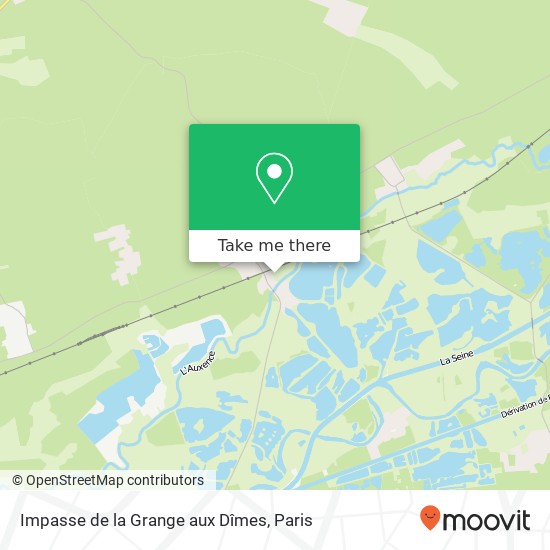 Mapa Impasse de la Grange aux Dîmes