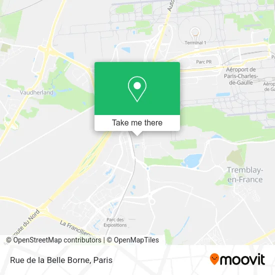Rue de la Belle Borne map
