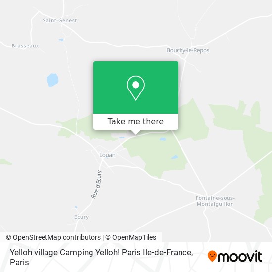 Yelloh village Camping Yelloh! Paris Ile-de-France map