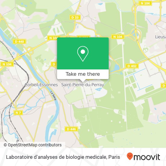 Mapa Laboratoire d'analyses de biologie medicale