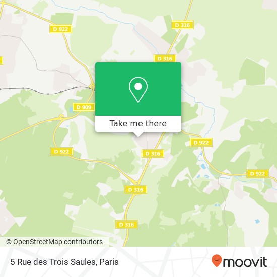 5 Rue des Trois Saules map