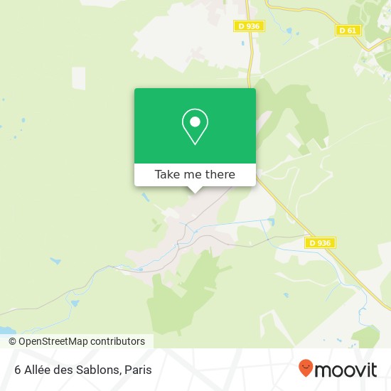 6 Allée des Sablons map