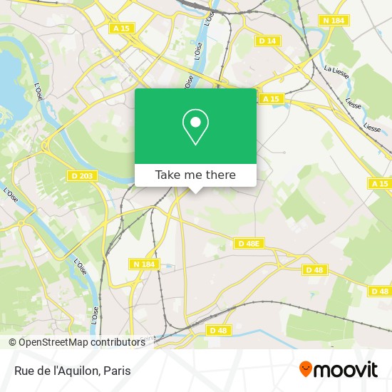 Rue de l'Aquilon map