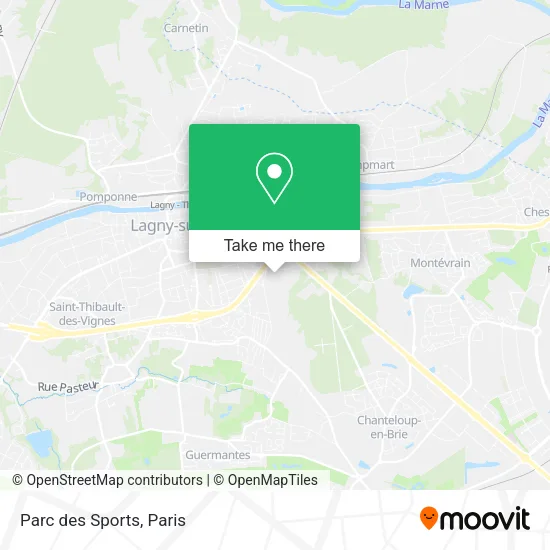 Parc des Sports map