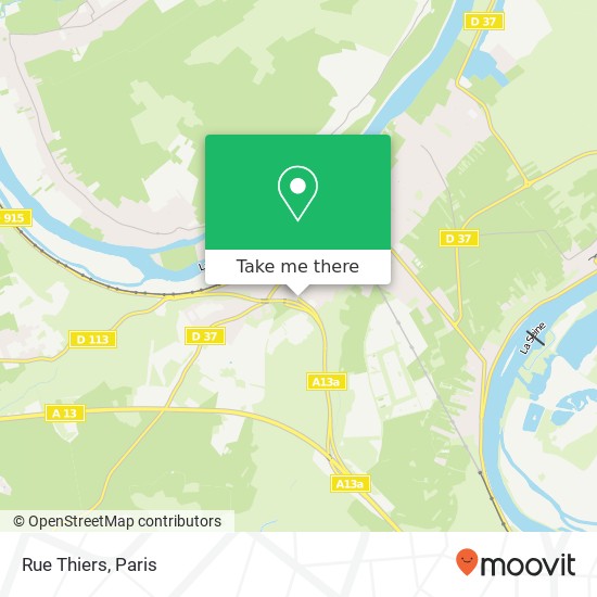 Mapa Rue Thiers