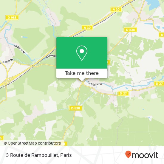 3 Route de Rambouillet map