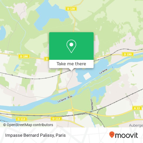 Impasse Bernard Palissy map