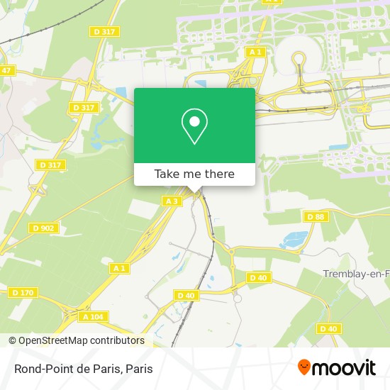 Rond-Point de Paris map