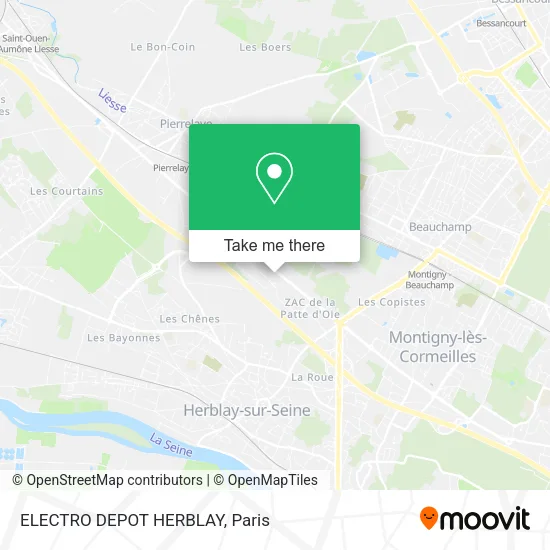ELECTRO DEPOT HERBLAY map