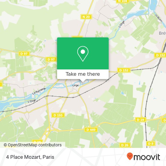 4 Place Mozart map