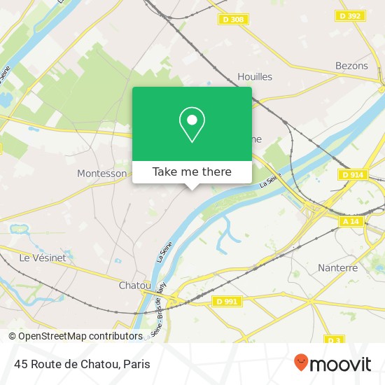 45 Route de Chatou map