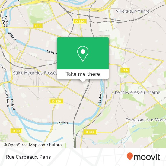 Mapa Rue Carpeaux