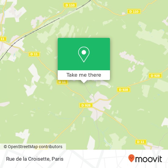 Rue de la Croisette map