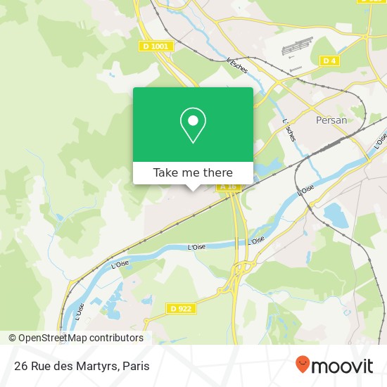 26 Rue des Martyrs map