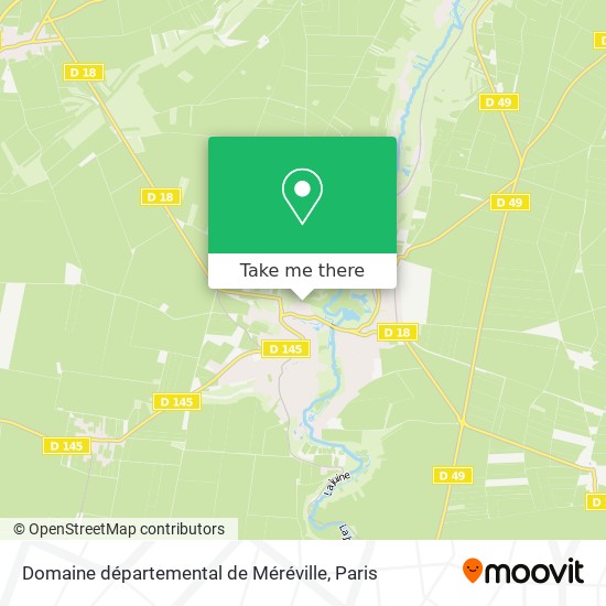 Domaine départemental de Méréville map