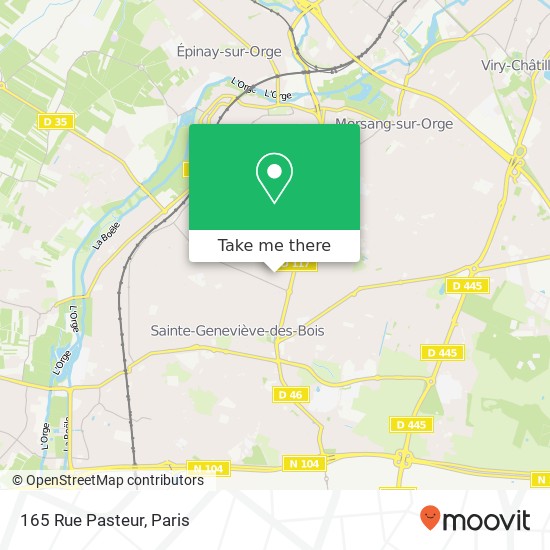 165 Rue Pasteur map