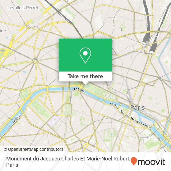 Mapa Monument du Jacques Charles Et Marie-Noël Robert