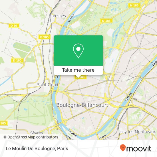 Le Moulin De Boulogne map