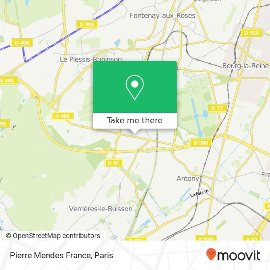 Mapa Pierre Mendes France