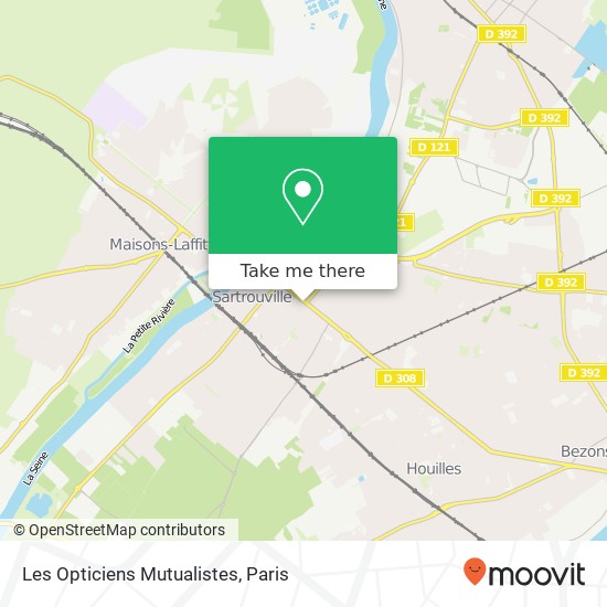 Les Opticiens Mutualistes map