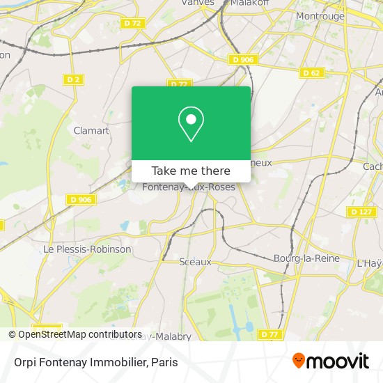 Mapa Orpi Fontenay Immobilier