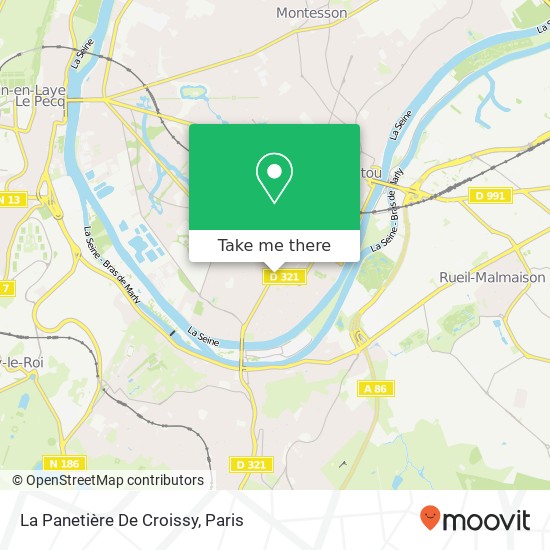 Mapa La Panetière De Croissy