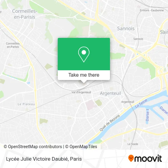 Lycée Julie Victoire Daubié map