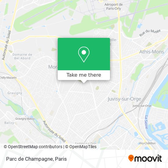 Parc de Champagne map
